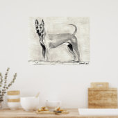 Thai Ridgeback Dog Print Poster (Küche)