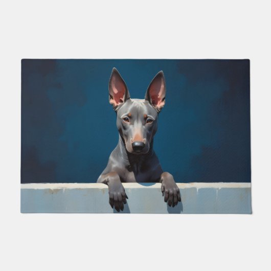 Thai Ridgeback Türmatten Kunst Fußmatte (Vorderseite)