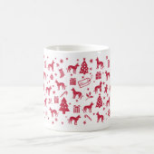 Thai Ridgeback Weihnachtsdesign Kaffeetasse (Mittel)