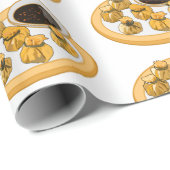 Thai Shrimp Cartoon Illustration Geschenkpapier (Rolleneckpunkt)