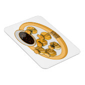 Thai Shrimp Cartoon Illustration Magnet (Rechte Seite)