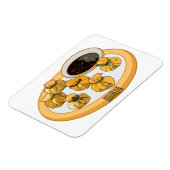 Thai Shrimp Cartoon Illustration Magnet (Linke Seite)