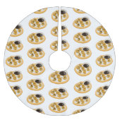 Thai Shrimp Cartoon Illustration Polyester Weihnachtsbaumdecke (Vorderseite)