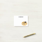 Thai Shrimp Cartoon Illustration Post-it Klebezettel (Auf Schreibtisch)