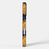 Thai Silk inspired Pattern in Gold Case-Mate iPhone Hülle (Rückseite / Rechts)