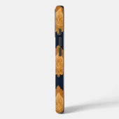 Thai Silk inspired Pattern in Gold Case-Mate iPhone Hülle (Rückseite / Links)