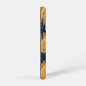 Thai Silk inspired Pattern in Gold Samsung Galaxy Hülle (Rechte Seite)