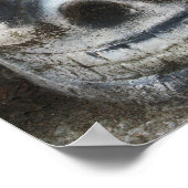 Thai Skull Poster (Ecke)