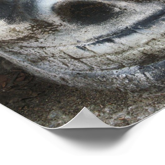 Thai Skull Poster (Ecke)