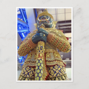Thai-Statue Postkarte