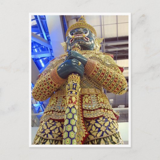 Thai-Statue Postkarte (Vorderseite)