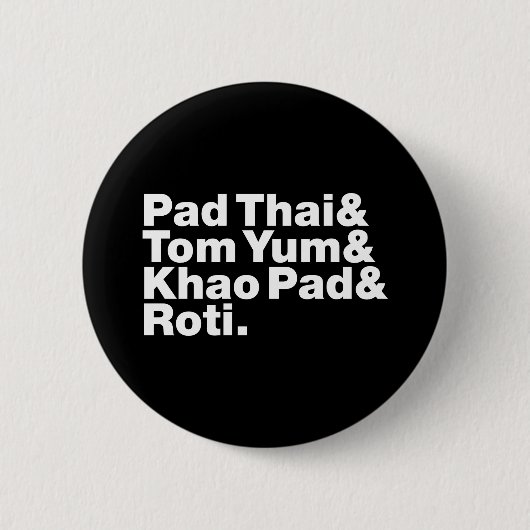 Thai Street Food Button (Vorderseite)