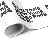 Thai Street Food Geschenkpapier (Rolleneckpunkt)