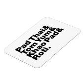 Thai Street Food Magnet (Linke Seite)