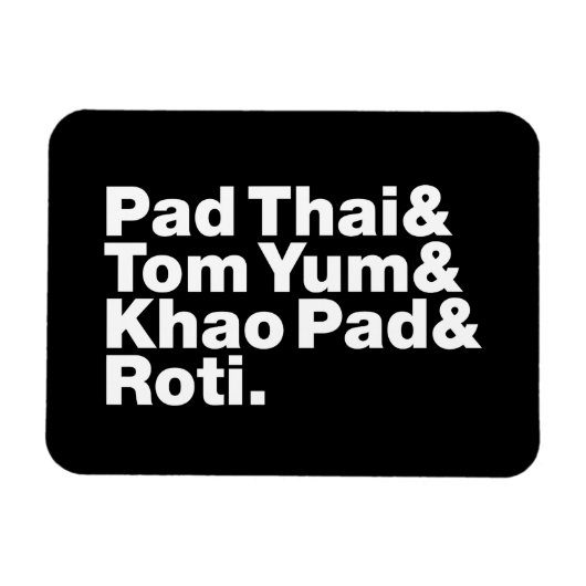 Thai Street Food Magnet (Horizontal)