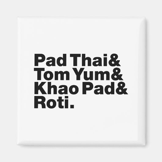 Thai Street Food Magnet (Vorne)