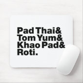 Thai Street Food Mousepad (Mit Mouse)