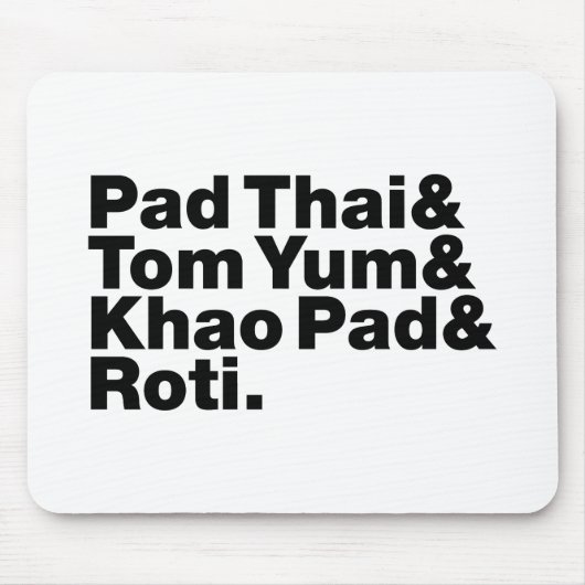 Thai Street Food Mousepad (Vorne)
