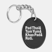 Thai Street Food Schlüsselanhänger (Vorderseite links)