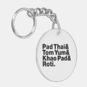 Thai Street Food Schlüsselanhänger (Vorderseite links)