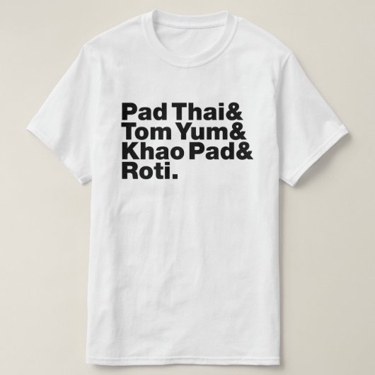 Thai Street Food T-Shirt (Design vorne)
