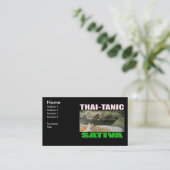 THAI TANIC SATIVA VISITENKARTE (Stehend Vorderseite)