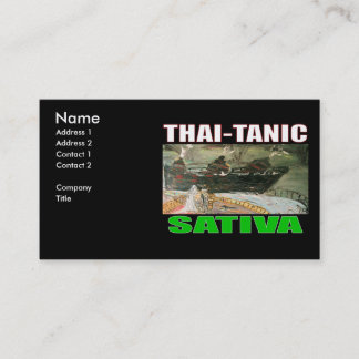 THAI TANIC SATIVA VISITENKARTE