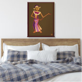 Thai-Tänzerin - Lady Leinwanddruck (Insitu (Schlafzimmer))