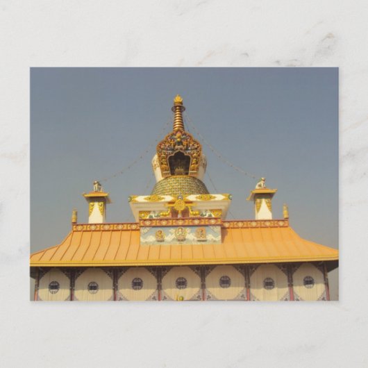 Thai Temple Lumbini Nepal Postkarte (Vorderseite)