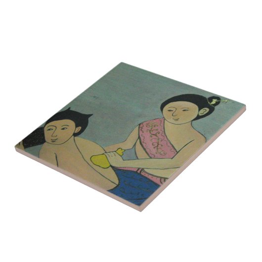 Thai Traditionelle Massage Fliese (Seite)