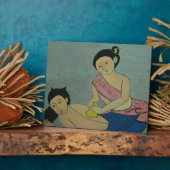 Thai Traditionelle Massage Fotoplatte (Seite)