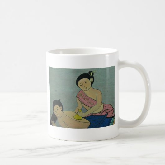 Thai Traditionelle Massage Kaffeetasse (Rechts)