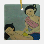 Thai Traditionelle Massage Keramikornament (Vorderseite)