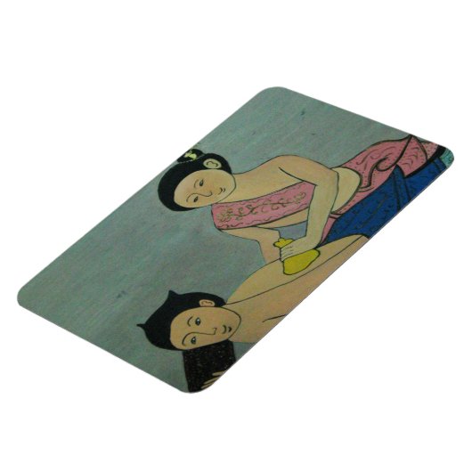 Thai Traditionelle Massage Magnet (Linke Seite)