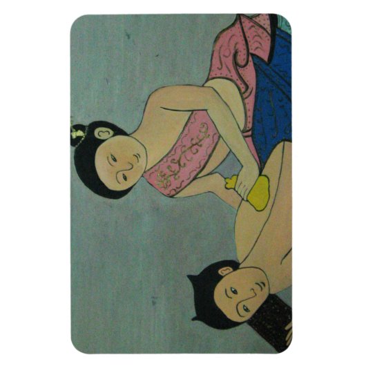 Thai Traditionelle Massage Magnet (Vertikal)