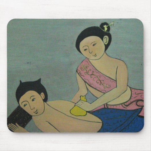 Thai Traditionelle Massage Mousepad (Vorne)