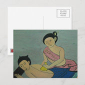 Thai Traditionelle Massage Postkarte (Vorne/Hinten)