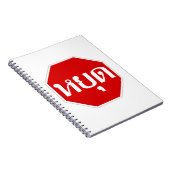 THai Traffic STOP ⚠ YOOT in thailändischer Sprache Notizblock (Rechte Seite)