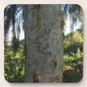 Thai Tree Graffiti Getränkeuntersetzer (Vorderseite)