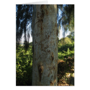 Thai Tree Graffiti Karte
