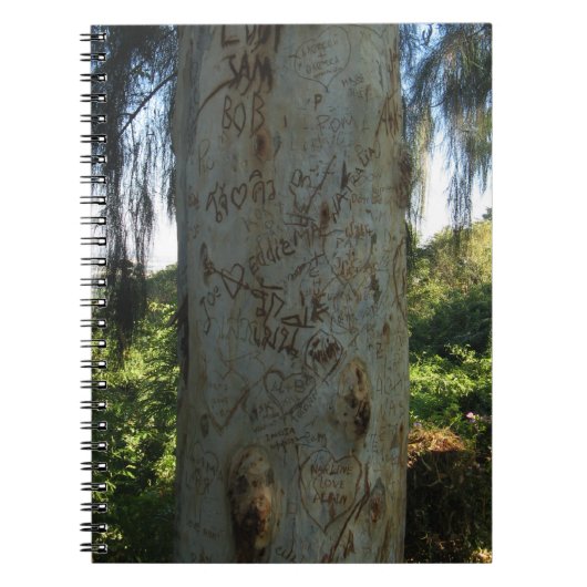 Thai Tree Graffiti Notizblock (Vorderseite)