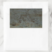 Thai Tree Graffiti Rechteckiger Aufkleber (Tasche)