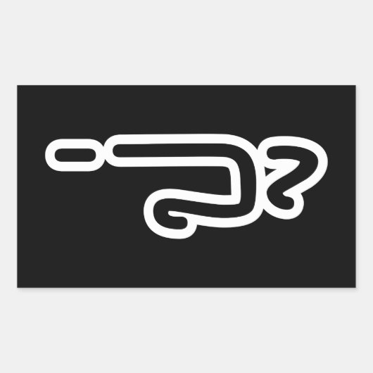 Thai (Vaterschaft) Großvater - ปู่ / Pu Rechteckiger Aufkleber (Vorderseite)