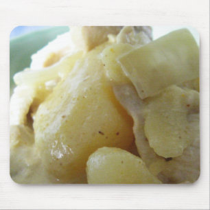 Thai Yellow Curry [แ ง ก ห ก ะ] .. Asian Street Fo Mousepad