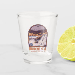 Thaidene Nene Nationalpark Kanada Reise Vintage Schnapsglas