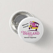 Thailand 2026 International Convention Pin Button (Vorne & Hinten)