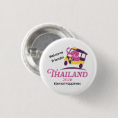 Thailand 2026 Internationaler Konvent Pin Button (Vorne & Hinten)