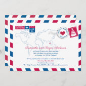 Thailand Air Mail Save the Date (Vorne/Hinten)