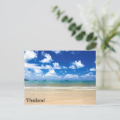 Thailand am Strand Postkarte (Stehend Vorderseite)