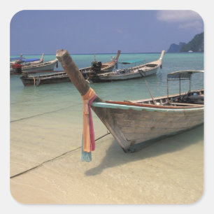 Thailand, Andaman-Meer, Ko Phi Phi Insel, Quadratischer Aufkleber